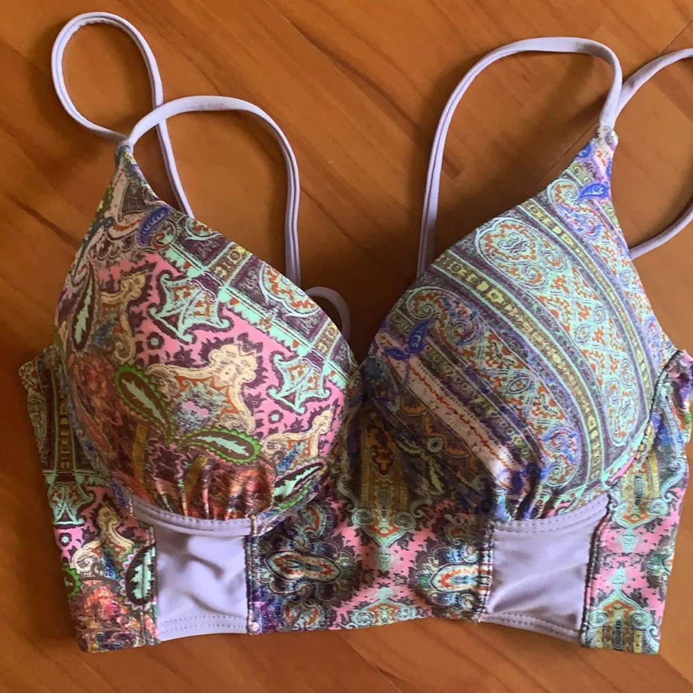 Paisley Print Bikini Set - Picture 5 of 9